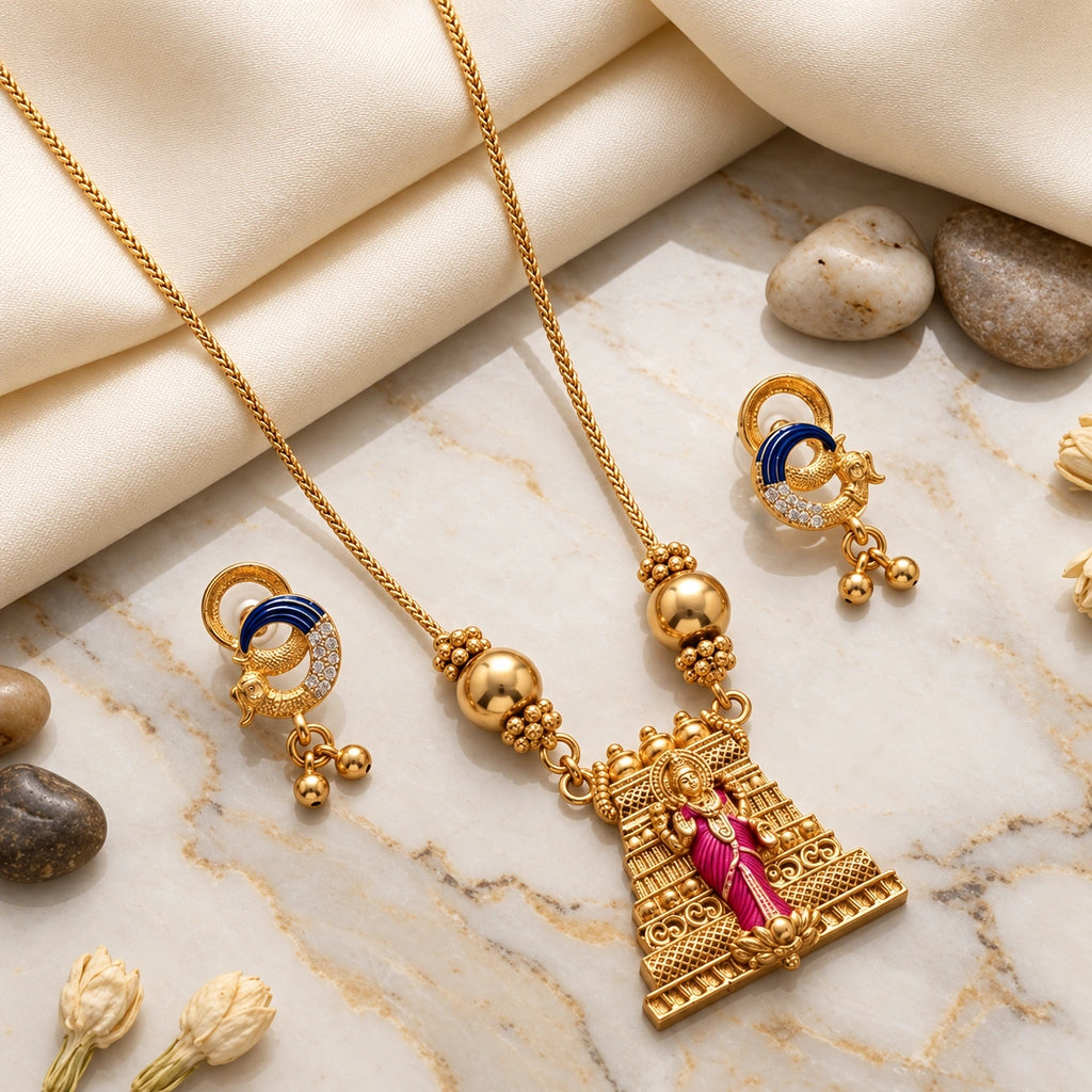 Royal Temple Goddess Pendant Set