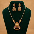 Divine Ganesha Temple Pendant Set