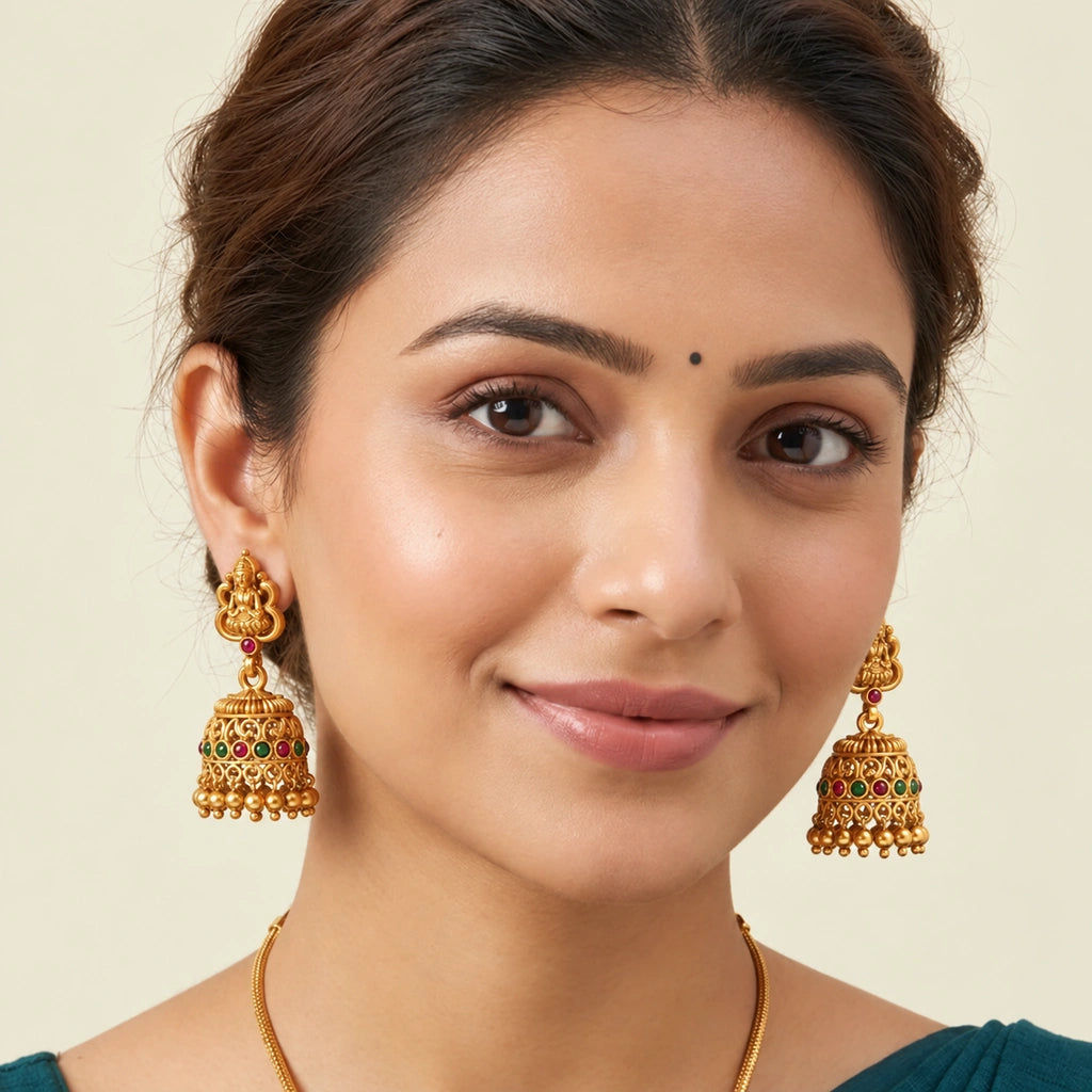 Divine Ganesha Temple Pendant Set